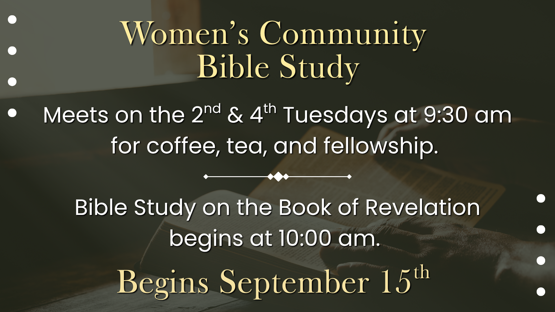 Bible Study 09.2026