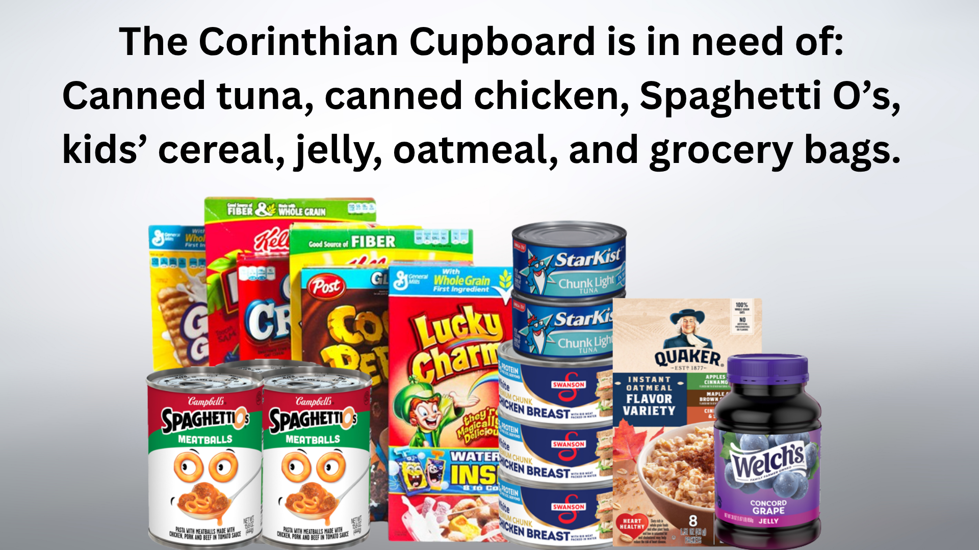 Cupboard Needs